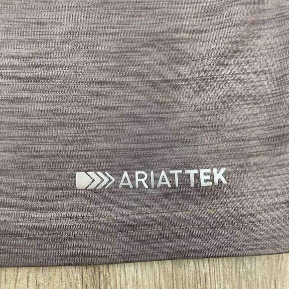 AriatTek Laguna Short Sleeve Base Layer V-Neck Performance Tee XL Gray - Picture 6 of 10